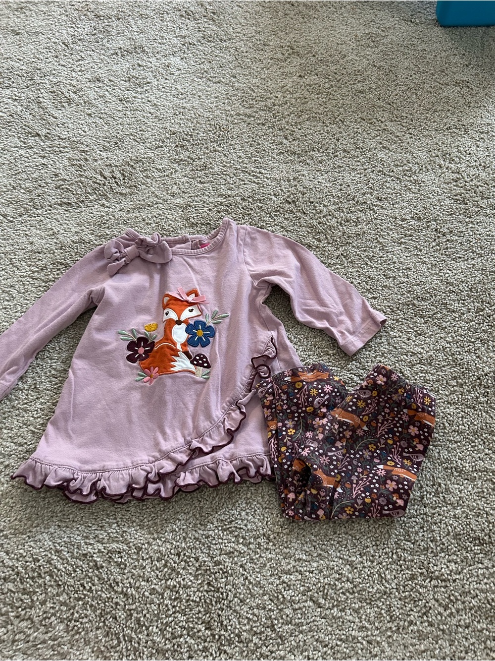 Goodlad 12 Month Purple Fox Outfit